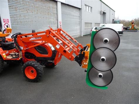 mini digger hedge trimmer|small tractor mounted hedge trimmer.